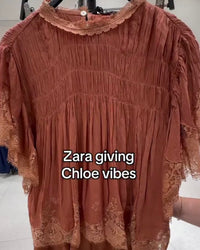 Zara lace top