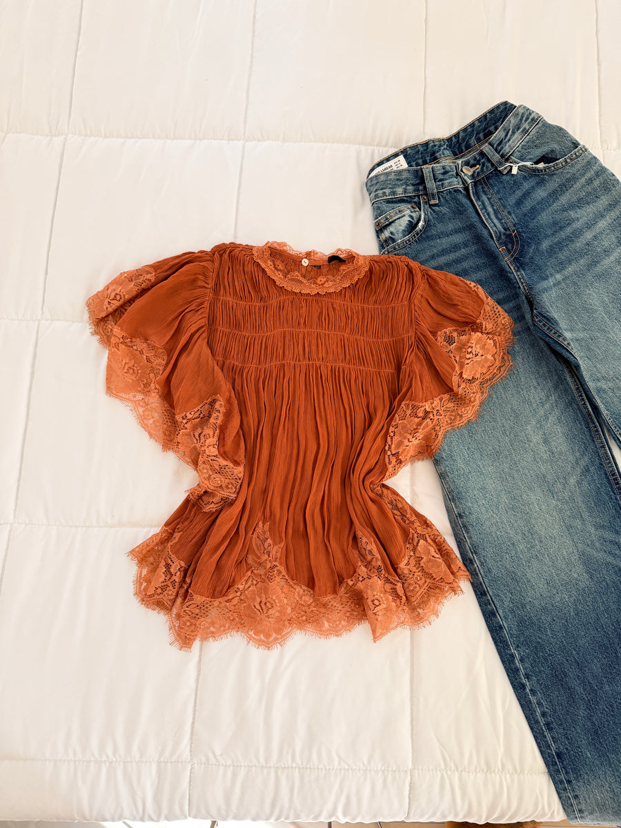 Zara lace top