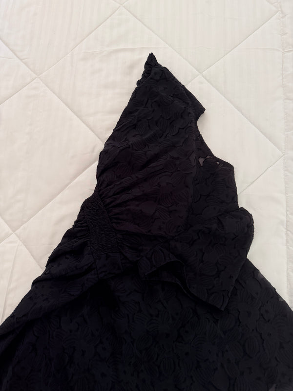 Black mini dress