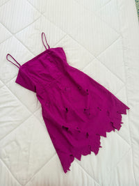 Hot pink mini dress