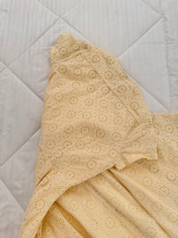 Butter yellow mini dress