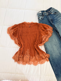 Zara lace top