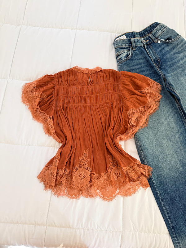 Zara lace top
