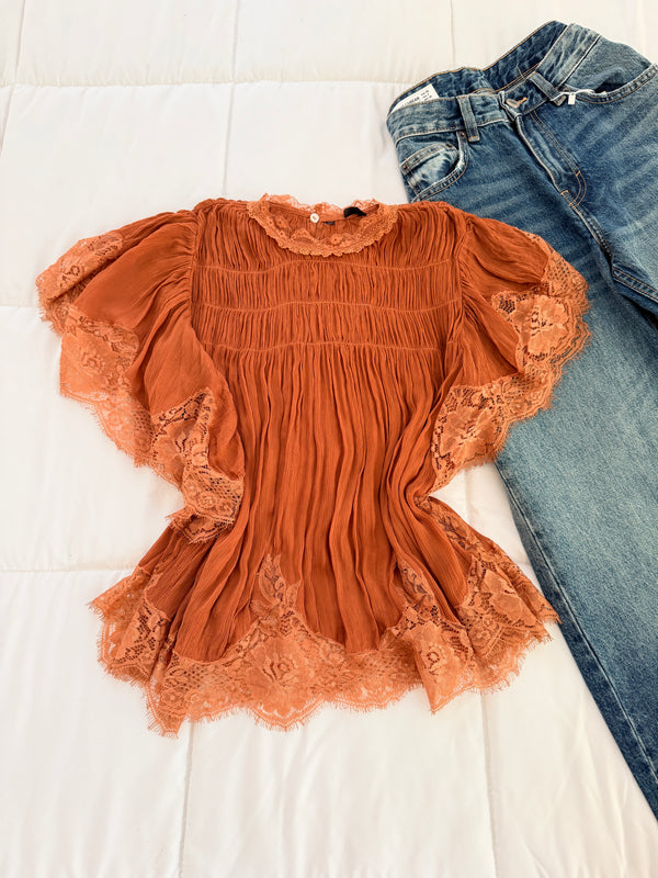 Zara lace top