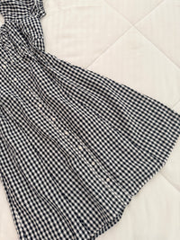 Gingham mini dress