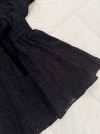 Black mini dress