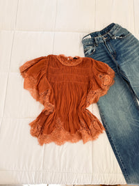 Zara lace top