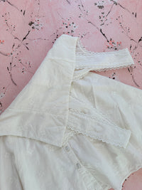 Embroidered mini dress